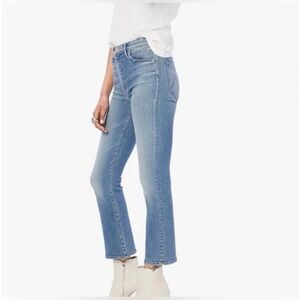 MOTHER - The Insider Crop Blue Jeans in A Side of Rice and Beans Kick-Flare